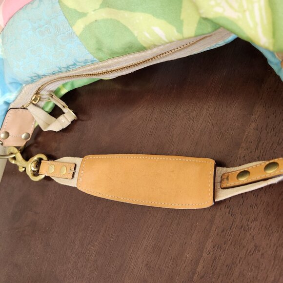 Coach Special Edition Patchwork Hobo Satchel Purse - Picture 12 of 16